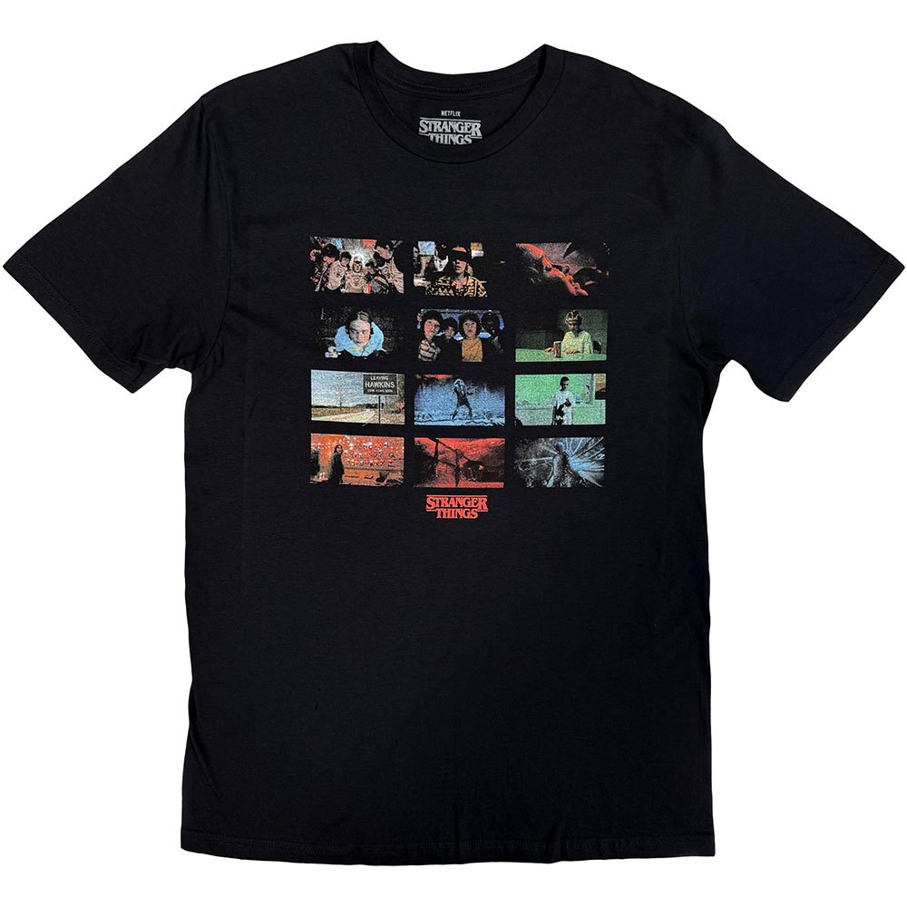Stranger things - Hawkins Power And Light Tshirt Homme - Noir
